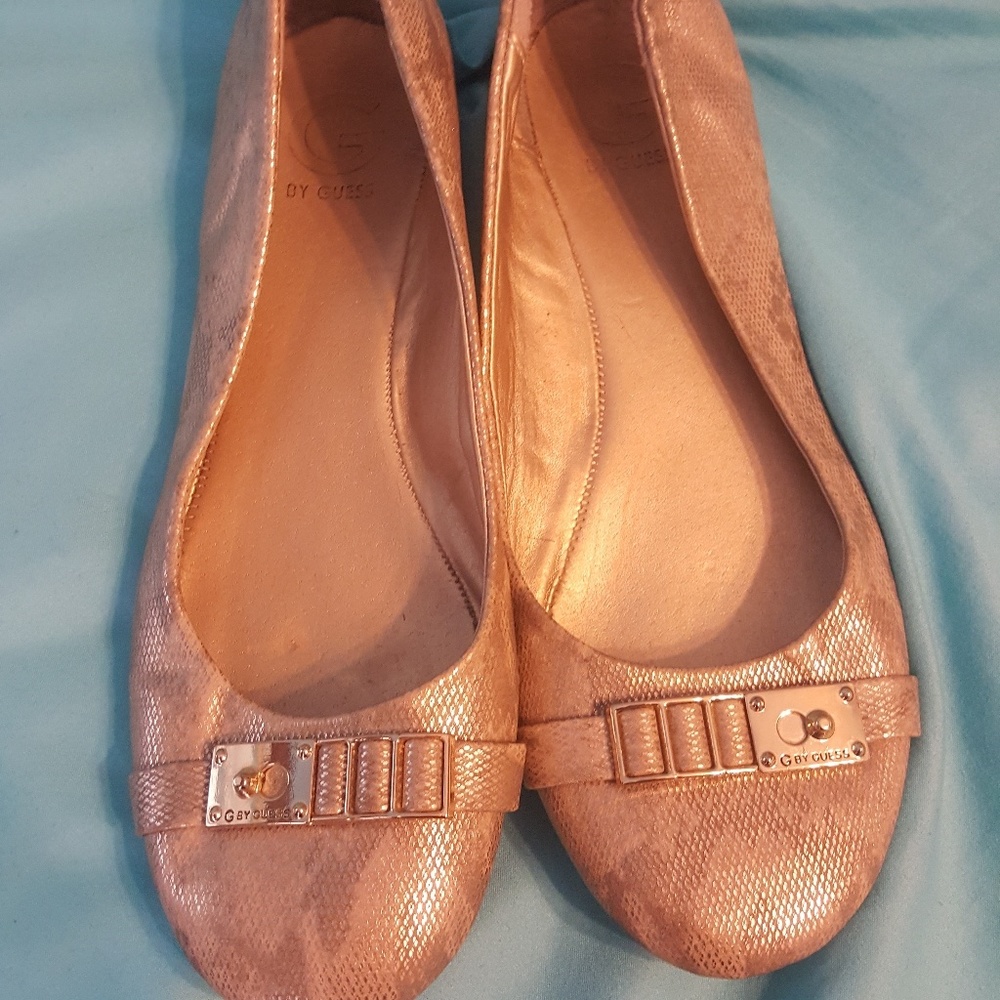 Guess snake skin flats